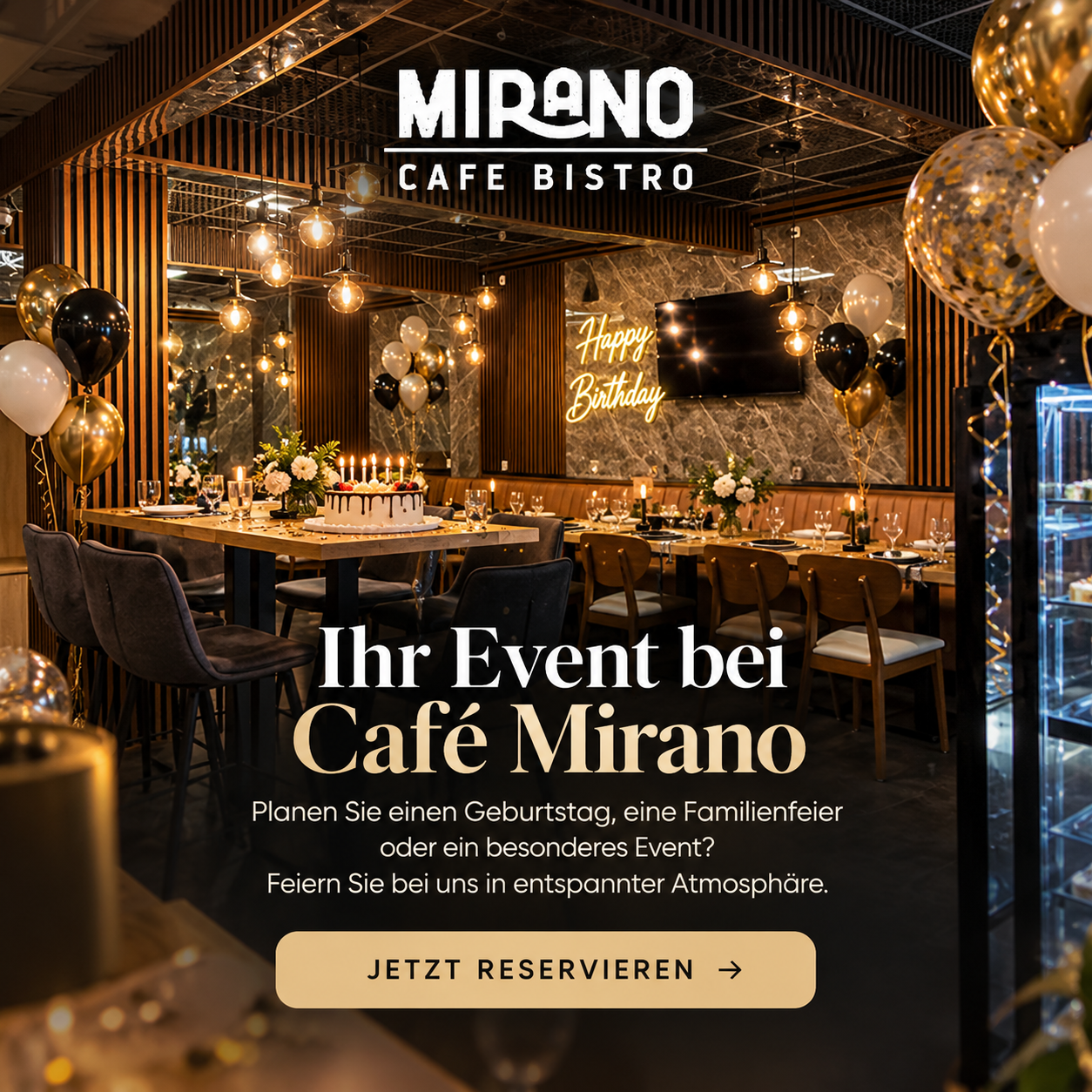 Ihr Event bei Café Mirano